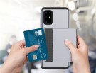 Hybrid TPU + PC Deksel plass til kort Samsung Galaxy S20 svart thumbnail