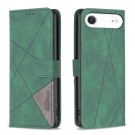 Binfen Lommebok deksel Stitching for iPhone 17 Air - Grønn thumbnail