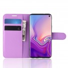 Lommebok deksel for Samsung Galaxy S10e lilla thumbnail