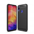 Tech-Flex TPU Deksel Carbon Xiaomi Redmi Note 7 svart thumbnail