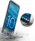 Hybrid TPU + PC Deksel plass til kort Samsung Galaxy S10 plus svart thumbnail