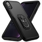 Hybrid TPU + PC Deksel med Ring Grep iPhone X/XS svart thumbnail