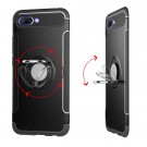 Tech-Flex TPU Deksel Carbon med magnetisk Ring Grep Honor 10 svart thumbnail