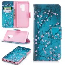 Lommebok deksel til Samsung Galaxy S9 plus - Rosa blomster thumbnail