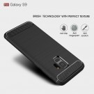 Tech-Flex TPU Deksel Carbon for Samsung Galaxy S9 svart thumbnail