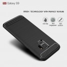 Tech-Flex TPU Deksel Carbon for Galaxy S9 svart thumbnail