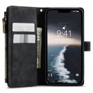 CaseMe multifunksjonell Lommebok deksel iPhone 14/13 svart thumbnail