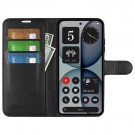 Lommebok deksel for Nothing Phone 4a Pro 5G svart thumbnail
