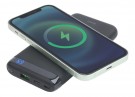 Deltaco Trådløs powerbank med magnet, USB-C og USB-A, 10 000 mAh - Svart thumbnail