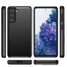 Hybrid TPU + PC Deksel plass til kort Samsung Galaxy S21+ Plus 5G svart thumbnail
