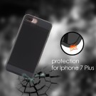 Hybrid TPU + PC Deksel plass til kort iPhone 7 Plus/8 Plus svart thumbnail