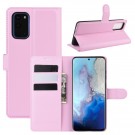Lommebok deksel for Samsung Galaxy S20 rosa thumbnail