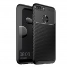 Beetle TPU Carbon Fiber Deksel P Smart (2019)/Honor 10 Lite svart thumbnail