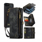 CaseMe 2-i-1 Lommebok deksel iPhone 6s/7/8/SE (2020/2022) svart thumbnail