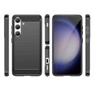 Tech-Flex TPU Deksel Carbon for Samsung Galaxy S24 5G svart thumbnail