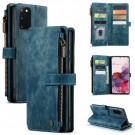 CaseMe multifunksjonell Lommebok deksel Samsung Galaxy S20 blå thumbnail