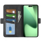 Lommebok deksel Premium for iPhone 17 Pro Max svart thumbnail