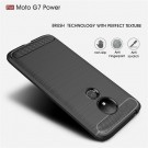 Tech-Flex TPU Deksel Carbon Motorola Moto G7 Power svart thumbnail