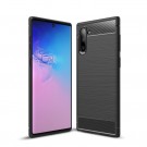 Tech-Flex TPU Deksel Carbon for Galaxy Note 10 svart thumbnail