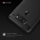 Tech-Flex TPU Deksel Carbon LG V30 svart thumbnail