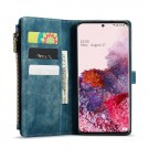 CaseMe multifunksjonell Lommebok deksel Samsung Galaxy S20 blå thumbnail
