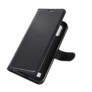 Lommebok deksel for Motorola Moto E6i / E6s (2020) svart thumbnail