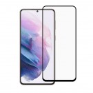 Herdet glass skjermbeskytter heldekkende Galaxy S21+ plus 5G svart kant thumbnail