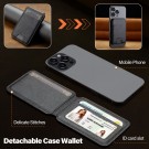 LC.IMEEKE lommebok for kredittkort MagSafe - Svart thumbnail