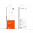 MCDODO USB-C til Lightning Hurtiglader Kabel, 36W 1,2m - hvit thumbnail