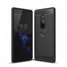 Tech-Flex TPU Deksel Carbon Xperia XZ2 Premium svart thumbnail