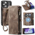 CaseMe 2-i-1 Lommebok deksel iPhone 18 Pro Brun thumbnail