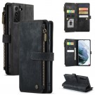 CaseMe multifunksjonell Lommebok deksel Samsung Galaxy S21 FE 5G svart thumbnail