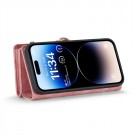 CaseMe 2-i-1 Lommebok deksel iPhone 15 Pro Max rosa thumbnail