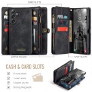 CaseMe 2-i-1 Lommebok deksel Samsung Galaxy S25 FE 5G svart thumbnail
