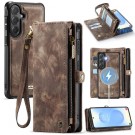 CaseMe 2-i-1 Lommebok deksel Samsung Galaxy S26+ plus 5G brun thumbnail