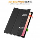 Deksel Tri-Fold Smart til Samsung Galaxy Tab S12+ Plus svart thumbnail