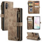 CaseMe retro multifunksjonell Lommebok deksel Samsung Galaxy Note 10+ Plus brun thumbnail