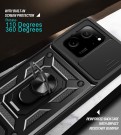 Tech-Flex TPU + PC Deksel med Ring Grep Xiaomi 13T Pro/13T 5G svart thumbnail