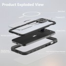 Redpepper Deksel Vanntett IP68 iPhone 15 MagSafe svart thumbnail