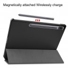 Deksel Tri-Fold Smart til Galaxy Tab S7+ plus/S8+ plus svart thumbnail