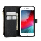 CaseMe multifunksjonell Lommebok deksel iPhone 6/6S/7/8/SE (2020/2022) svart thumbnail