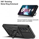 Tech-Flex TPU + PC Deksel med Ring Grep Motorola Edge 30 pro 5G svart thumbnail