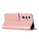 Lommebok deksel Stitching for Samsung Galaxy A56 5G Roségull thumbnail