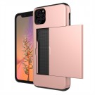 Hybrid TPU + PC Deksel plass til kort iPhone 11 Pro Max Roségull thumbnail