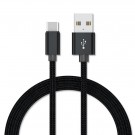 Universal 1M USB-A - USB-C kabel 3A 20W svart thumbnail
