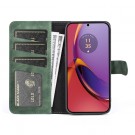 Lommebok deksel Stitching for Motorola Moto G84 5G grønn / svart thumbnail