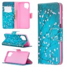 Lommebok deksel for Samsung Galaxy A12 - Rosa blomster thumbnail