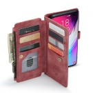 CaseMe multifunksjonell Lommebok deksel Samsung Galaxy S10 Plus rød thumbnail