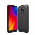 Tech-Flex TPU Deksel Carbon Motorola Moto G7 Power svart thumbnail