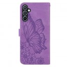 Lommebok deksel for Samsung Galaxy A26 / A17 - Lilla blomster thumbnail